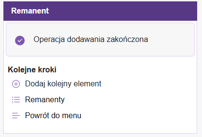 Nowy remanent